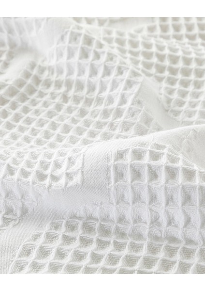 Fiona Waffle King Size Pike 240X220 cm Beyaz