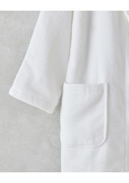 Rosita Microcotton Pamuklu Bornoz S-M Beyaz