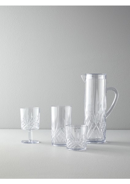 Olivia Akrilik Meşrubat Bardağı 600 ml Şeffaf modelleri