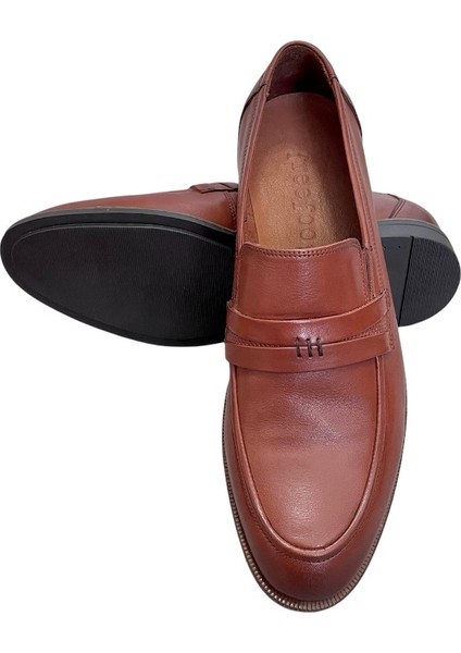 Freefoot ZEY-705 Deri Erkek Ayakkabı - Taba