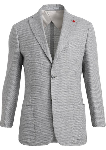 Gri Comfort Fit 6 Drop Ceket