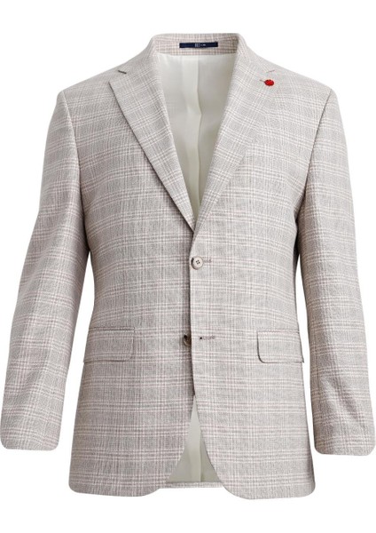 Bej Comfort Fit 6 Drop Ceket