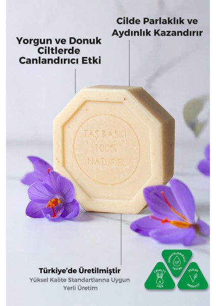 Safran Özlü Taş Sabun Cilt Bakımı - 125 gr fiyatları