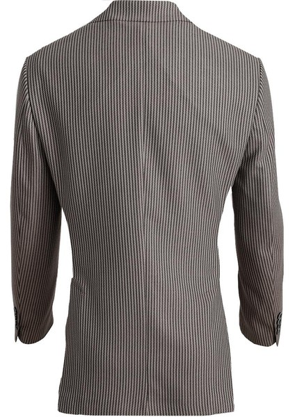 Kahve Mono Yaka, Torba Cep, Çift Yırtmaç Ceket fiyatları