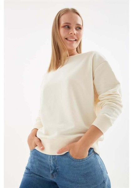 24K0079K1 Kadın Bisiklet Yaka Sweat