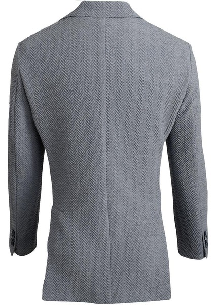 Mavi Mono Yaka, Torba Cep, Çift Yırtmaç Ceket fiyatları