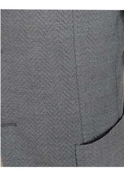 Mavi Mono Yaka, Torba Cep, Çift Yırtmaç Ceket modelleri