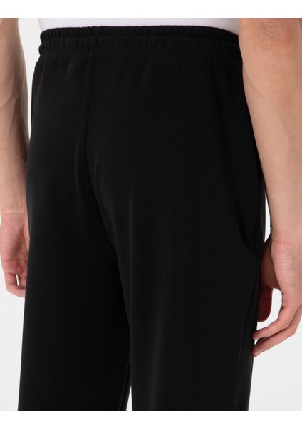 Erkek Siyah Regular Fit Eşofman Altı 50302614-VR046