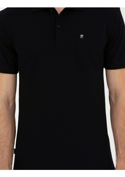 Erkek Siyah Regular Fit Basic Tişört 50291576-VR046