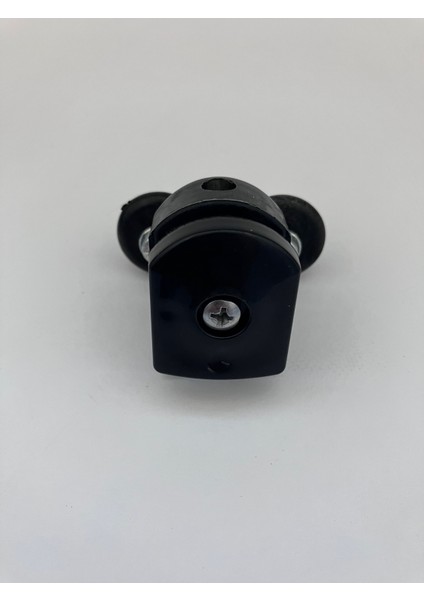 Cam Duşakabin Tekerleği Metal Ayaklı Siyah Plastik 8'li Tam Set