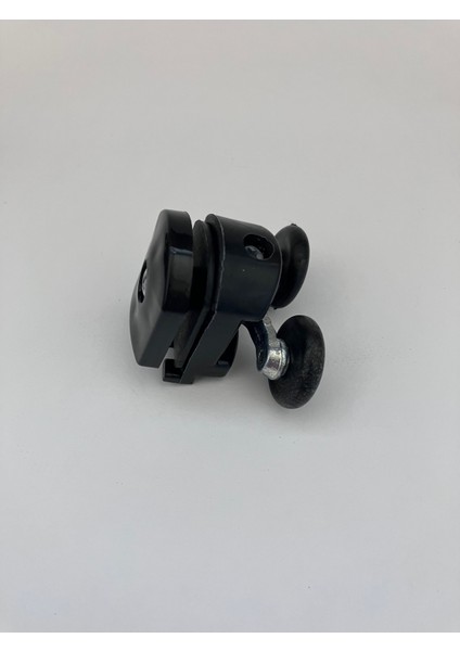 Cam Duşakabin Tekerleği Metal Ayaklı Siyah Plastik 8'li Tam Set
