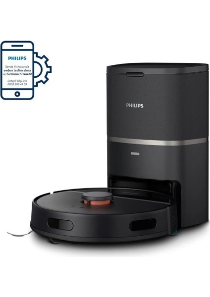 3000 Serisi Islak Kuru Moplu Siyah Robot SÜPÜRGE,4000 Pa, Sert Zemin ve Halıya Uygun XU3100
