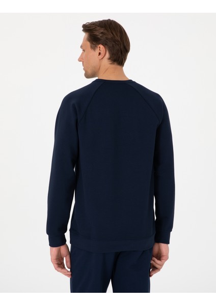Erkek Lacivert Regular Fit Sweatshirt 50290611-VR033