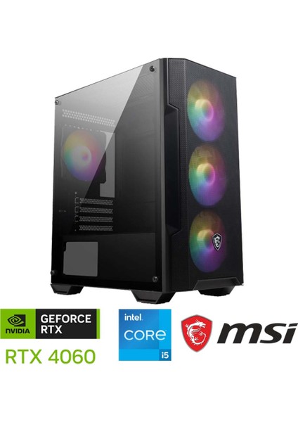 Gaming Pc / 8 GB RTX4060 / I5 12400F (I5 12.nesil) / 32 GB 3200 Mhz Ram / 1 Tb M.2 SSD / Oyun Bilgisayarı