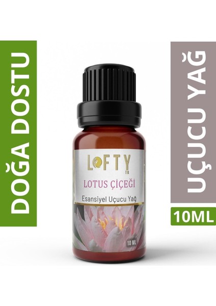 Lotus Çiçeği Uçucu Yağ Buhurdanlık Esansı Konsantre Oda Kokusu Esans Buhur Yağı 10 ml