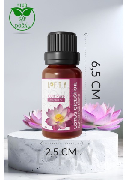Lotus Çiçeği Uçucu Yağ Buhurdanlık Esansı Konsantre Oda Kokusu Esans Buhur Yağı 10 ml