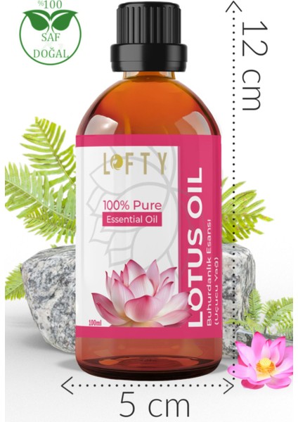 Lotus Çiçeği Uçucu Yağ Buhurdanlık Esansı Oda Kokusu Uçucu Esansiyel Yağ Buhur Yağı 100ML