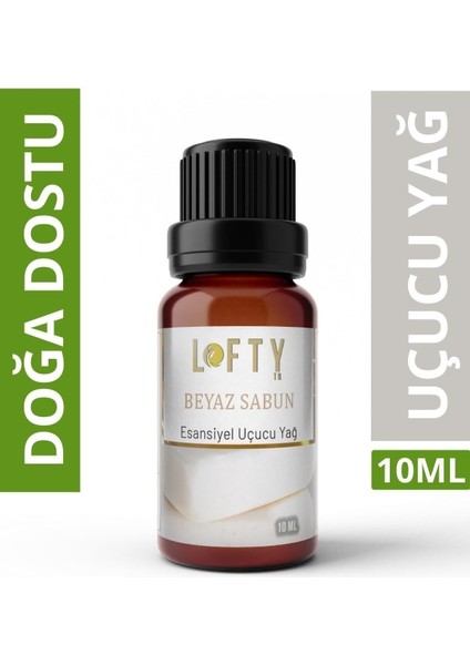 Beyaz Sabun Uçucu Yağ Buhurdanlık Esansı Konsantre Oda Kokusu Uçucu Esans Buhur Yağı 10 ml