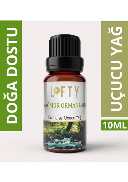 Yağmur Ormanları Uçucu Yağ Buhurdanlık Esansı Oda Kokusu 10 ml