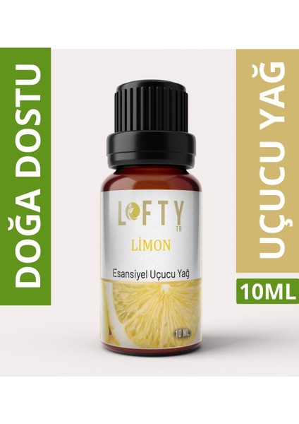 Limon Uçucu Yağ Buhurdanlık Esansı Oda Kokusu 10 ml