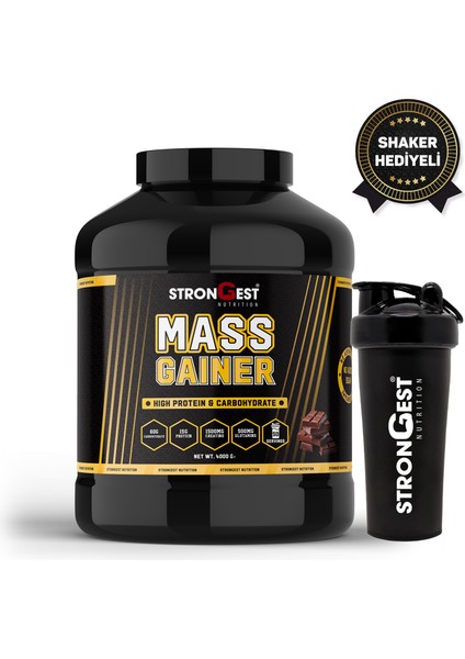 Mass Gainer 3600Gr Yüksek Protein Değerli, Kreatin ve Amino Asit Takviyeli