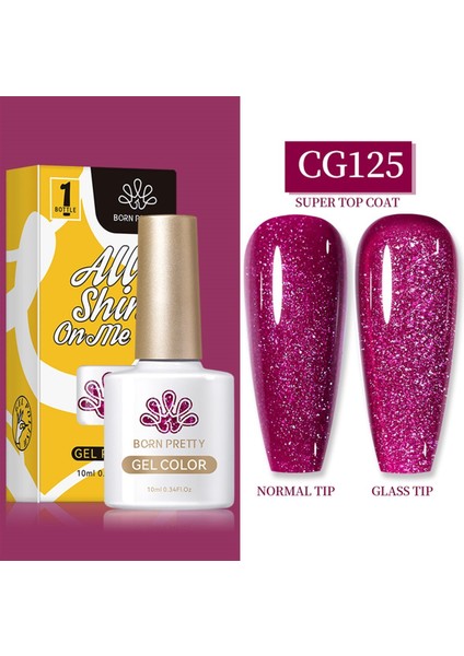 10 ml Sılky White Serisi Kalıcı Oje CG125 (55845)