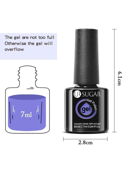 Kalıcı Oje 7 ml URH043 (54169)