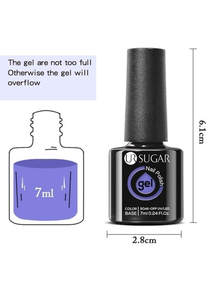 Kalıcı Oje 7 ml URH017 (54169)