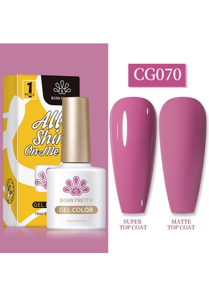 10 ml Sılky White Serisi Kalıcı Oje CG070 (55845)