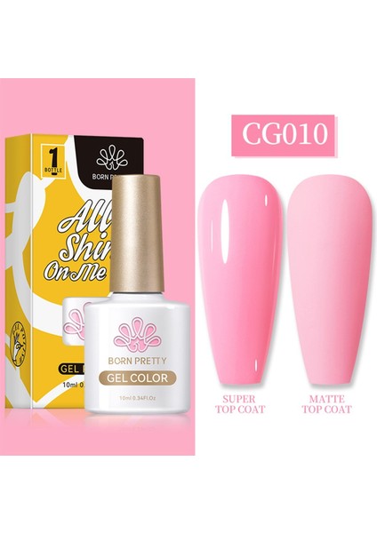 10 ml Sılky White Serisi Kalıcı Oje CG010 (55845)