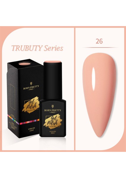 Trubuty Serisi Kalıcı Oje 15 ml 26 (52184-26)
