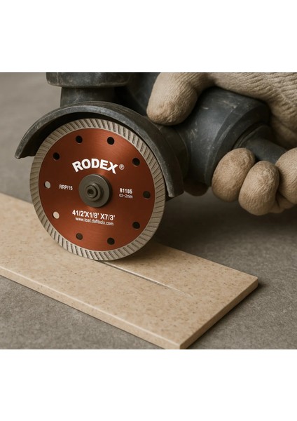 Çapaksız Seramik Mermer Granit Kesme Diski Ince 115 mm