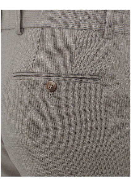 Bej Comfort Fit Jogger Pantolon modelleri