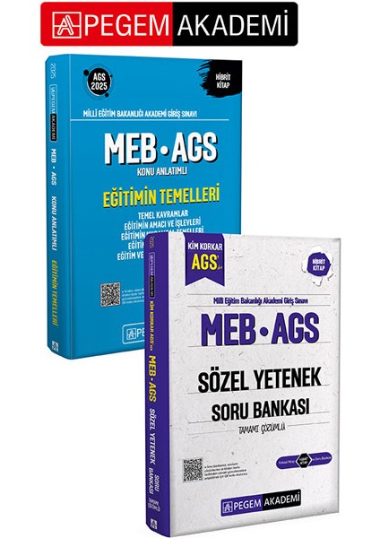 Pegem Akademi 2025 Meb-Ags Konu Anlatımlı-Eğitimin Temelleri-Teme
