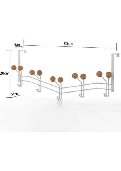 5'li Kapı Arkası Askılık - Beyaz modelleri