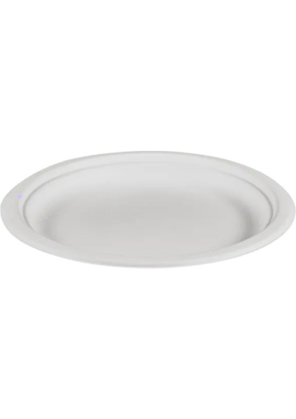 Şeker Kamışından Ekolojik Tabak (18 cm) - 50 Adet