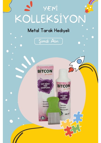 Bitcon Bitt Şampuanı ( Özel Tarak Hediyeli )