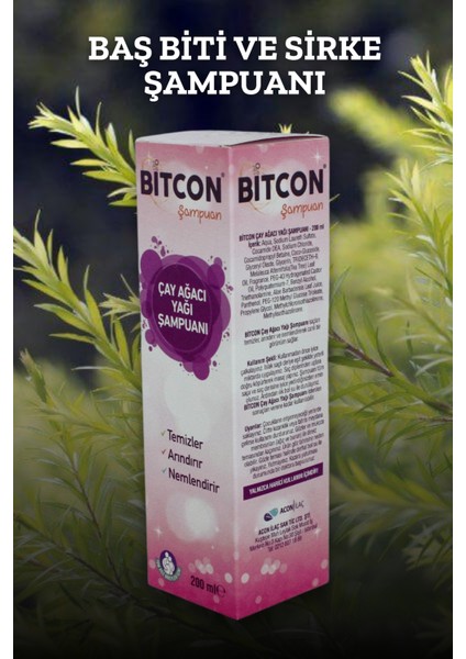 Bitcon Bitt Şampuanı ( Özel Tarak Hediyeli )