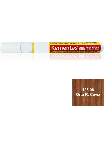 Tam Örtücü Rötuş Kalemleri 125 08 Orta R. Ceviz Tam Örtücü Rötuş Kalemi
