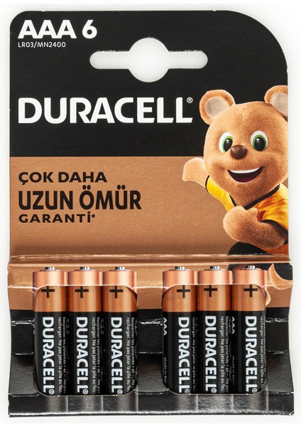 Basic İnce 6'lı Aaa Kalem Pil