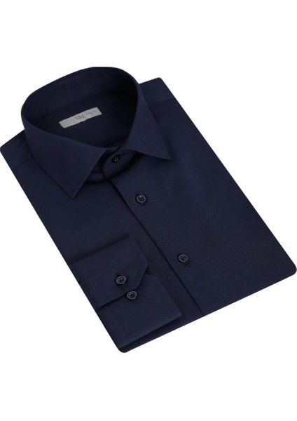 Lacivert Slim Fit Uzun Kol Gömlek fiyatları
