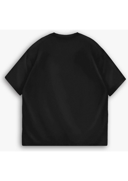 Oversize Basic T-Shirt Siyah