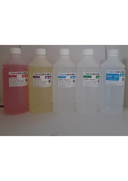 Ph 4.01-7.01-Iletkenlik 1413 1288 - Saf Su(Distile Su)Kalibrasyon Sıvısı 500 ml