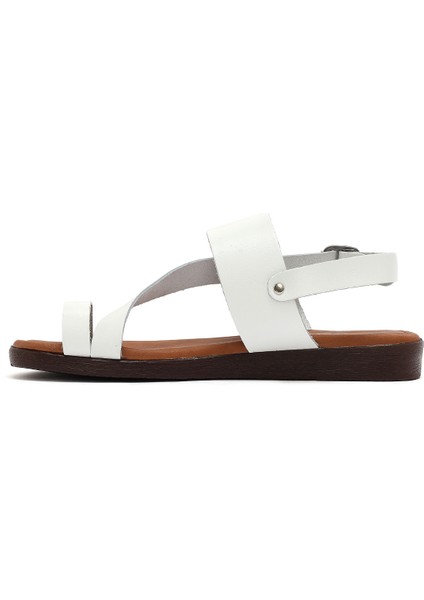 Kadın Taba Parmak Arası Deri Bodrum Sandalet 25SFD331218 fiyatları