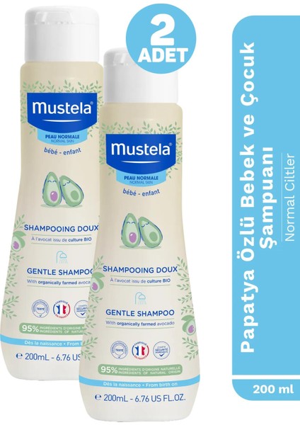 Gentle Shampoo Papatya Özlü Şampuan 200 ml 2 Adet