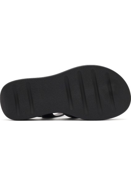 Kadın Bej Bilekten Bağlamalı Kalın Tabanlı Deri Comfort Sandalet 25SFD342718