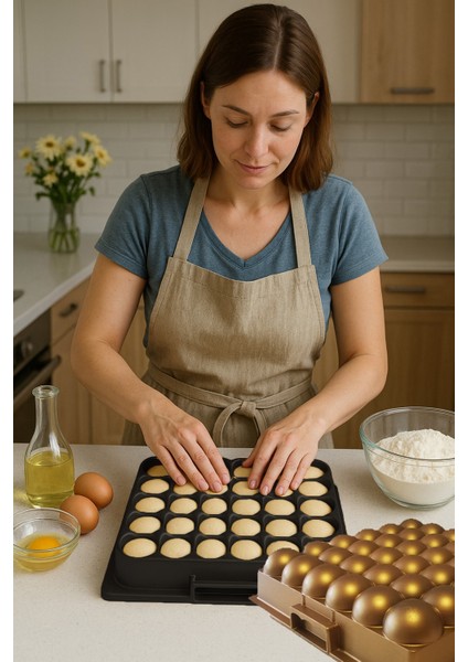 Atom Yumurta Model Döküm Kek Kalıbı