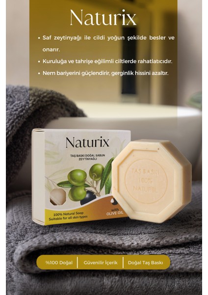 Zeytinyağlı Taş Sabun Nemlendirici ve Onarıcı Kuru Cilt Bakımı - 125 gr modelleri