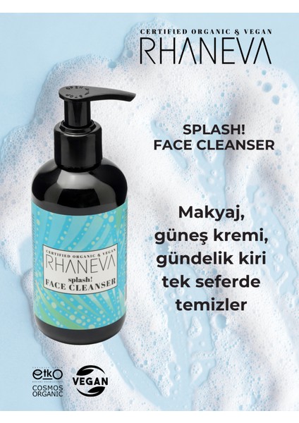 Splash Yüz Yıkama Jeli - Organik ve Vegan Sertifikalı - 200 ml fiyatları