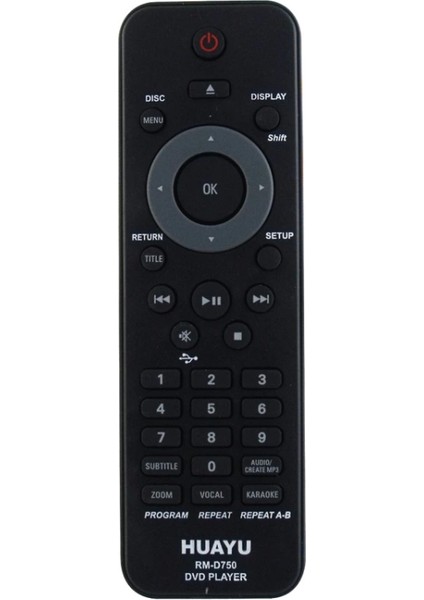 Huayu Kl RM-D750 Phılıps Universal DVD Kumandası Ambalajlı (4887)